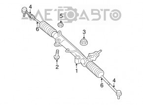 Tija de directie dreapta Dodge Durango 11-15 nou original OEM