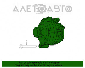 Generatorul Dodge Durango 11-15 de 220 ampere 3.6