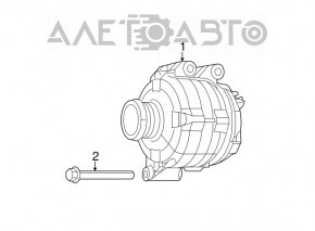 Generatorul Dodge Durango 11-15 de 220 ampere 3.6