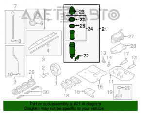 Corpul filtrului de ulei Audi Q7 4L 10-15 nou aftermarket