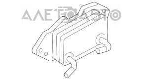 Radiator de ulei pentru motorul Audi Q5 8R 13-17 3.0 tfsi, nou, neoriginal.