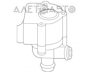 Motorul auxiliar de răcire VW Passat b7 12-15 USA 1.8T nou, neoriginal