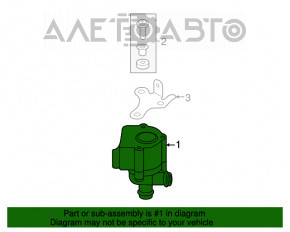 Motorul auxiliar de răcire VW Passat b7 12-15 USA 1.8T nou, neoriginal