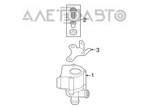 Motorul auxiliar de răcire VW Passat b7 12-15 USA 1.8T nou, neoriginal