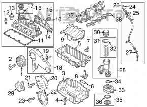 Коллектор впускной VW Jetta 11-14 USA TDI