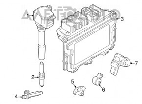 Senzor de presiune pentru BMW X1 F48 16-19 B46 cu carcasă