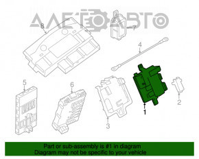 MODUL DE DISTRIBUȚIE A ENERGIEI INTEGRATĂ X5 E70 E71 07-13