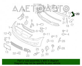 Suport aripa dreapta fata BMW 5 F10 11-16 M Pack nou, neoriginal.