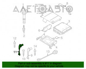 Senzorul de arbore cotit Audi A4 B8 08-16 2.0T nou, neoriginal