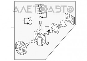 Pompa de direcție asistată hidraulic pentru Mazda CX-7 06-09, nouă, neoriginală.