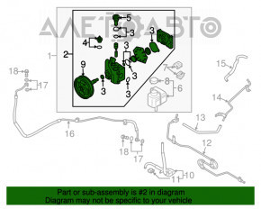 Pompa de direcție asistată hidraulic pentru Mazda CX-7 06-09, nouă, neoriginală.