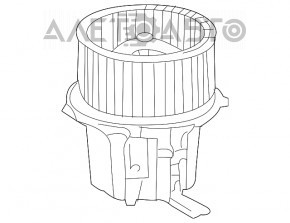 Motorul ventilatorului de încălzire pentru Audi Q5 8R 09-12, nou, neoriginal.