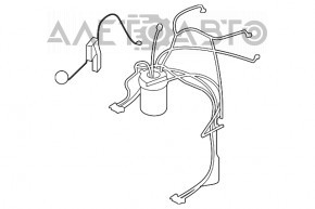 Pompa de combustibil, pompa de benzină, dreapta VW Tiguan 09-17, nou, neoriginal.