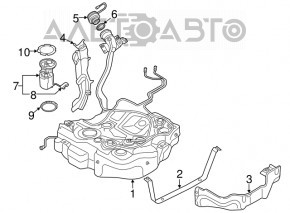 Pompă de combustibil, pompă de benzină VW Golf 15- 1.8T nouă, neoriginală