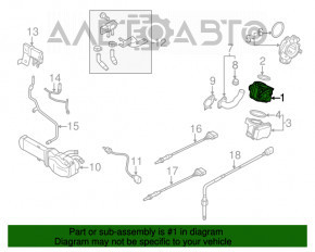 Клапан ЕГР VW Passat b7 12-15 USA diesel