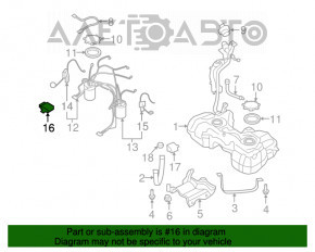 Modul de control al pompei de combustibil VW Tiguan 09-17 nou, neoriginal