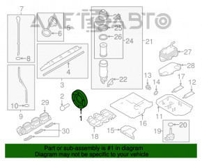 Polea de cigüeñal Audi Q5 8R 13-17 3.0 tfsi nou, neoriginal