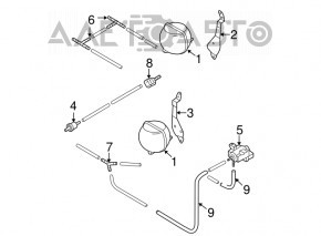 Supapa electromagnetica Audi Q5 8R 13-16 2.0T nou, neoriginal.