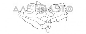 Pernele motorului spate Audi Q5 8R 11-17 2.0T, hibrid, nou, neoriginal