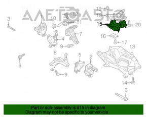 Pernele motorului spate Audi Q5 8R 11-17 2.0T, hibrid, nou, neoriginal