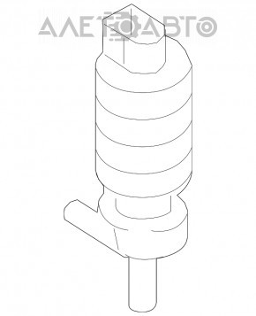 Motorul de spălare a parbrizului VW Tiguan 09-17 nou, neoriginal.