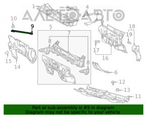 Suportul pentru pahare din față dreapta Toyota Highlander 20-