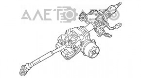 Volanul cu asistență electrică pentru Fiat 500X 16-17, benzină