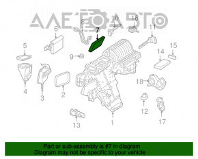 Радиатор отопителя печки Mercedes X164 GL W164 ML W251 R новый неоригинал