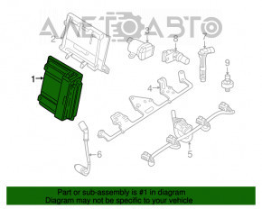 Блок ECU компьютер двигателя Chevrolet Trax 17-21 1.4T LUV