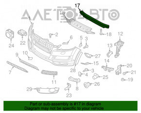 Amplificatorul de bara fata pentru Audi Q7 4L 10-15, nou, neoriginal.