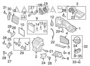 Regulatorul ventilatorului VW Passat b8 16-19 SUA nou neoriginal