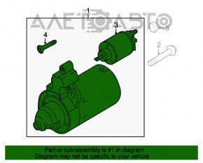 Pornire Audi Q7 4L 10-15 nou, neoriginal