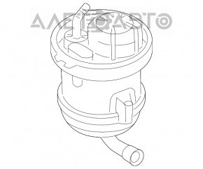 Filtru de combustibil Audi Q7 4L 10-15 nou, neoriginal.