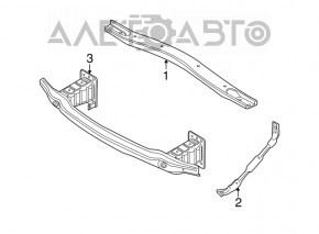 Bara de sus a televizorului BMW X5 E70 07-13, nou, neoriginal.