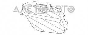 Grila bara de protecție față laterală dreapta BMW X5 E70 11-13, nou, neoriginal