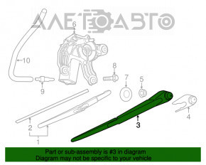 Frânghie spate pentru Mini Cooper Countryman R60 10-16, nou, neoriginal