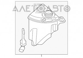 Rezervor de expansiune pentru răcirea BMW 5 F10 09-17, nou, neoriginal