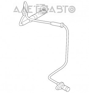 Senzor ABS frontal stânga BMW 3 F30 12-18 RWD fără control de croazieră adaptiv, nou, neoriginal.