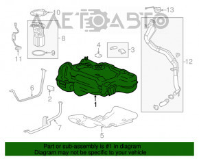 Rezervor de combustibil Buick Encore 15-19 fwd