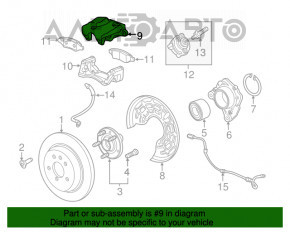 Suport spate stânga Buick Encore 18-19