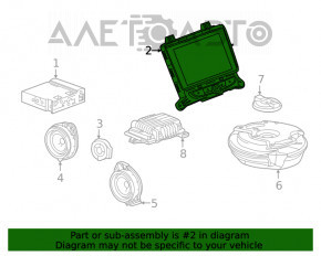 Monitor, display, navigație Buick Encore 18-19