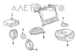 Monitor, display, navigație Buick Encore 18-19