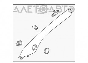 Capacul stâlpului frontal stâng Buick Encore 17-19, pentru curățare chimică