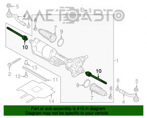 Bară de direcție stânga Audi A4 B8 08-16 nou OEM original