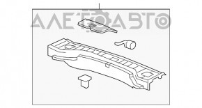 Capac portbagaj Buick Encore 15-19 negru