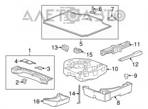 Capacitatea portbagajului Chevrolet Trax este de 15-22 litri.