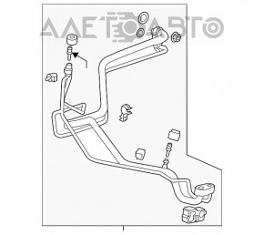 Bobina de aer condiționat a încălzitorului-condensator Buick Encore 16-19