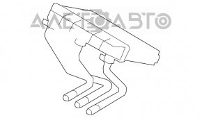 Радиатор отопителя печки BMW X5 F15 14-18 новый неоригинал AVA