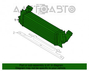 Intercooler BMW X3 F25 11-17 2.0T nou neoriginal AVA