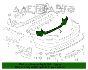 Suportul central al barei spate pentru BMW 5 F10 11-13, nou, neoriginal